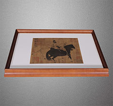 从化书画装裱配框服务案例